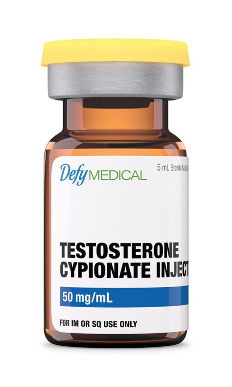 Testosterone vial